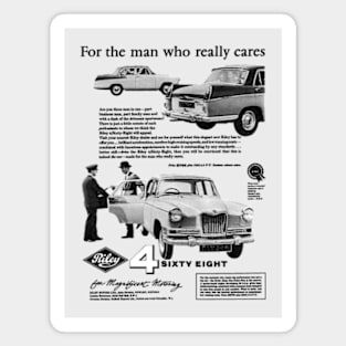 RILEY 4 SIXTY EIGHT - advert Magnet